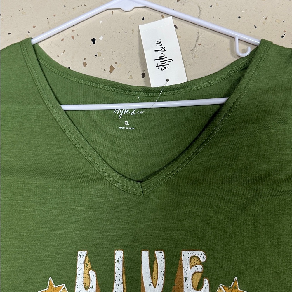 NWT STYLE & CO T-SHIRT - Picture 4 of 4